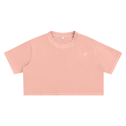 Antonex Snow Washed Crop Top