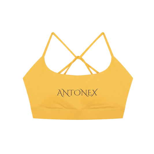 Antonex Strappy Criss Cross Yoga Sports Bra