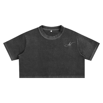 Antonex Snow Washed Crop Top