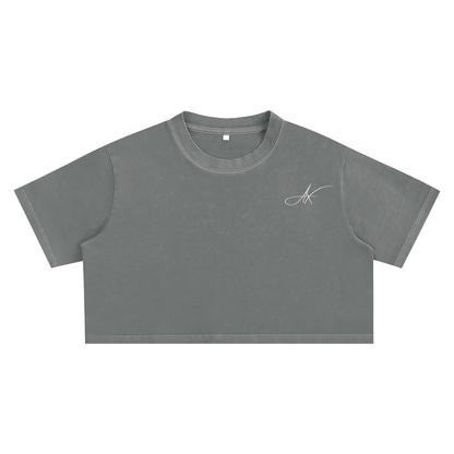 Antonex Snow Washed Crop Top