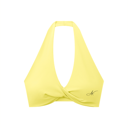 AX Pleated Halter Sports Bra