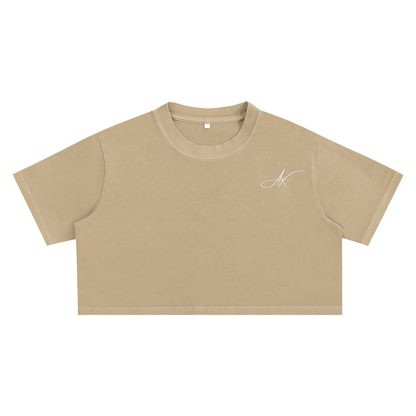 Antonex Snow Washed Crop Top