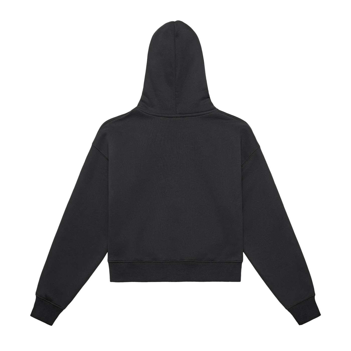 Antonex Fleeced Zip-Up Cropped Hoodie