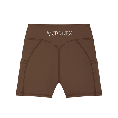 Antonex High-Waisted Pocket Biker Shorts