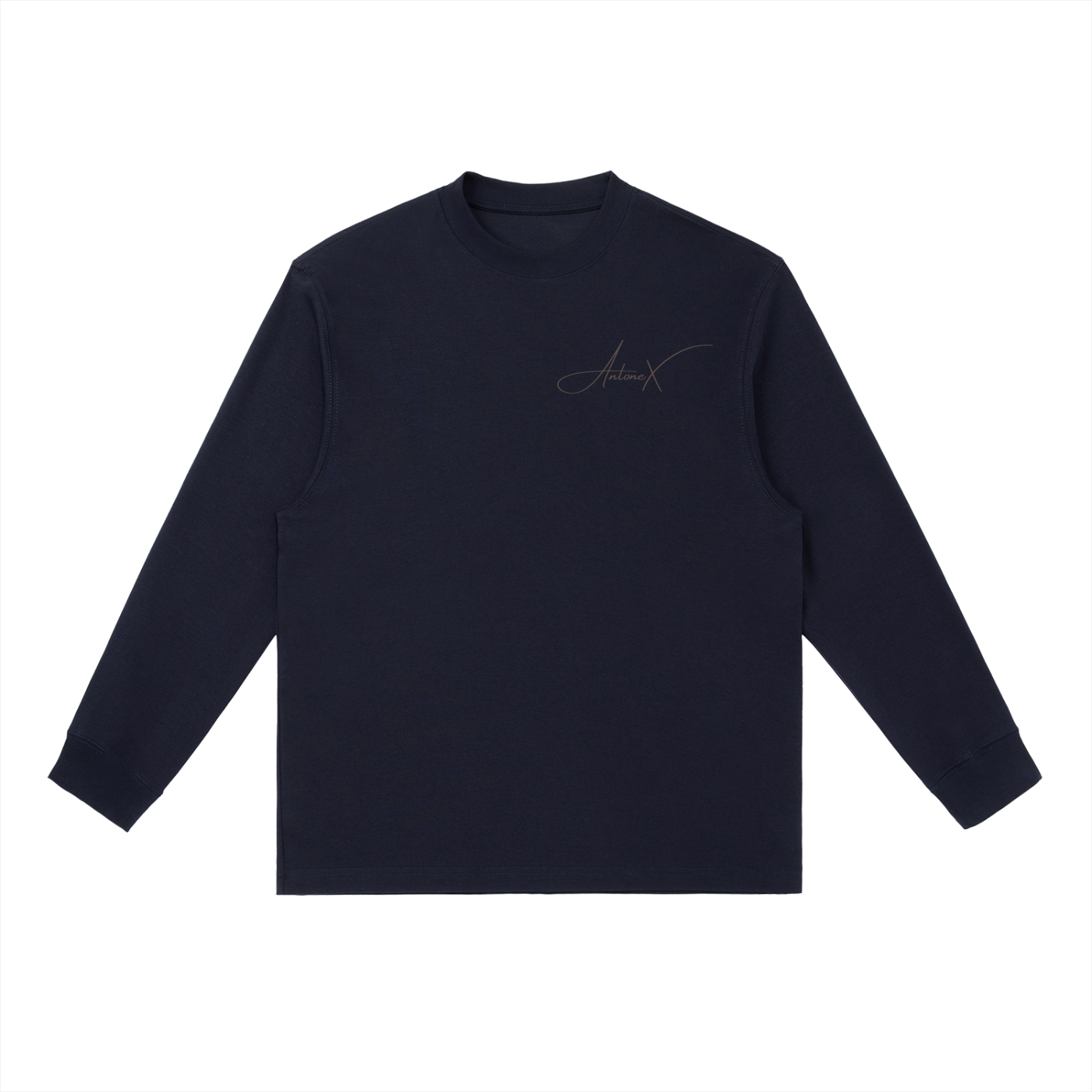 Men Antonex Crewneck Long-Sleeve T-Shirt