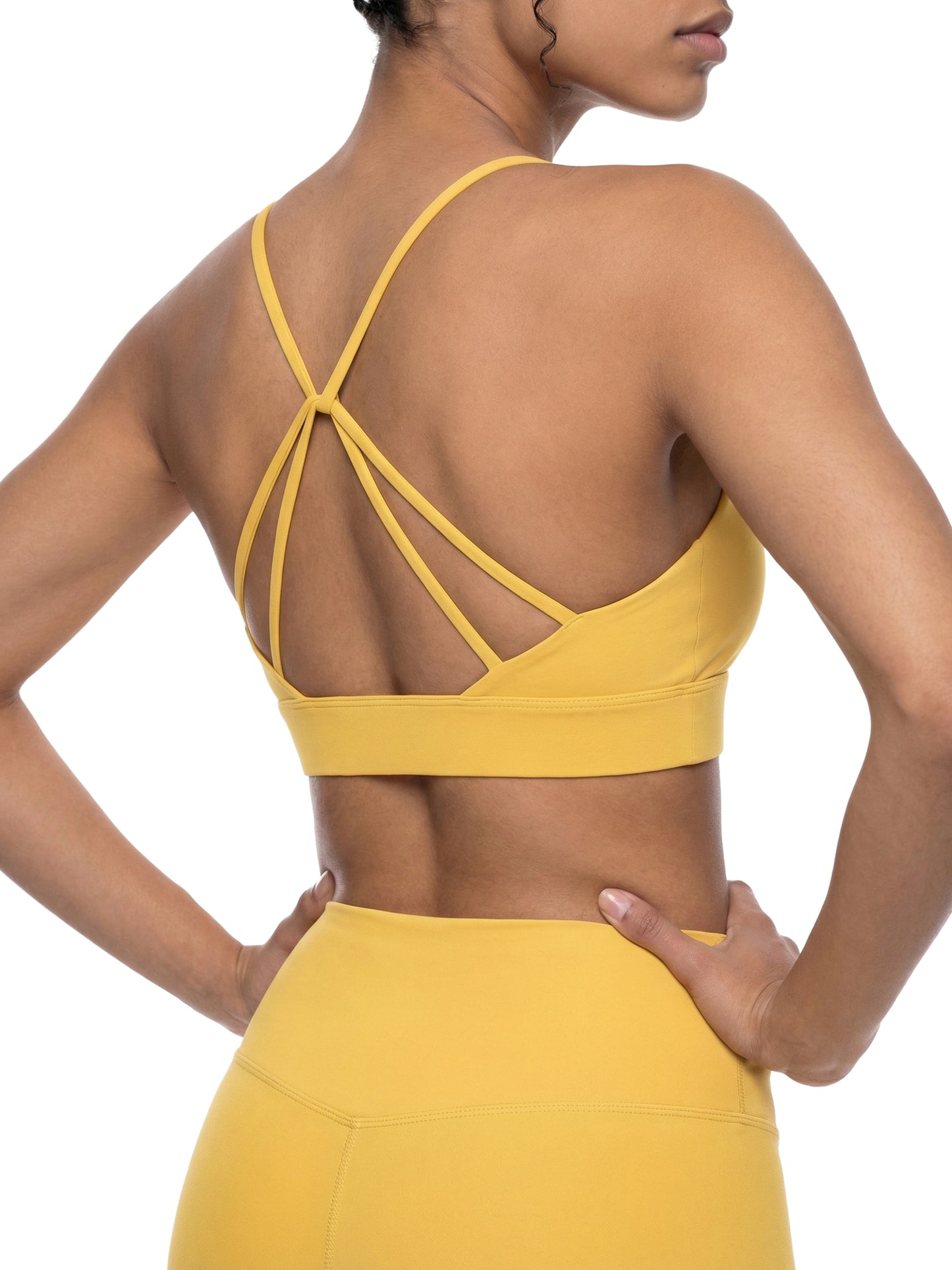 AX Strappy Criss Cross Yoga Sports Bra