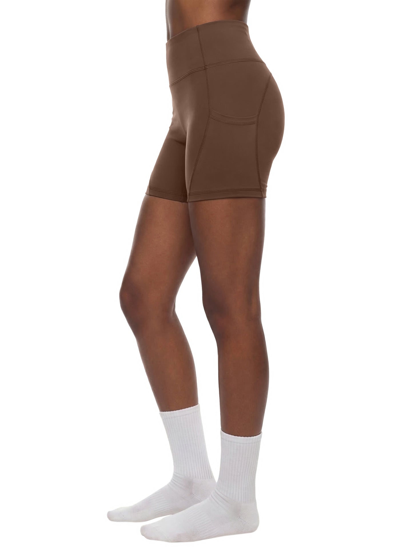Antonex High-Waisted Pocket Biker Shorts