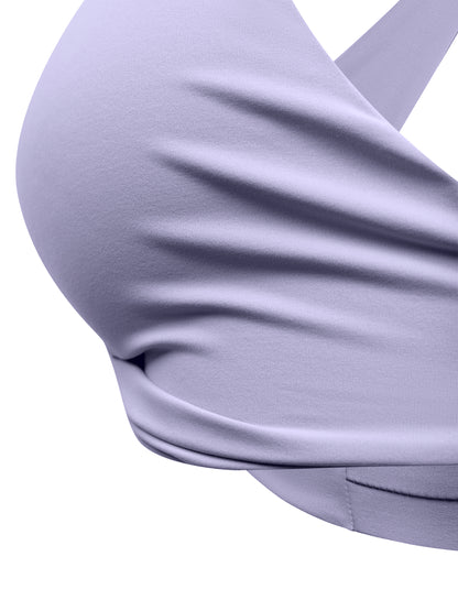 AX Pleated Halter Sports Bra